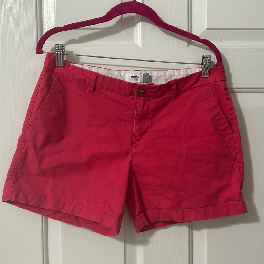 Old Navy shorts, red, size 8